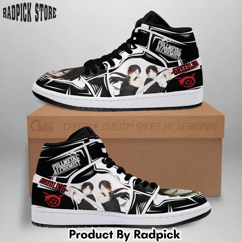 Greedling air jordan high top sneakers anime  rp0243566